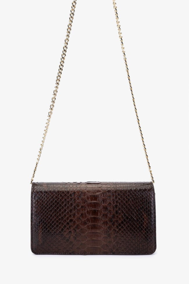  Valmenti Kadın Hakiki Deri Kahverengi Omuz Çanta