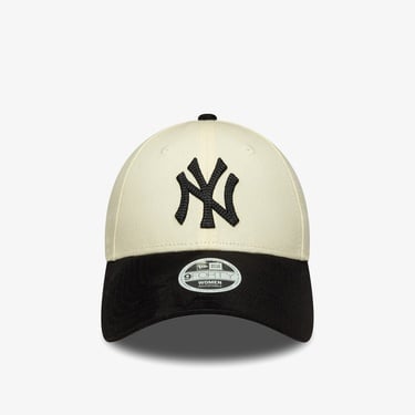 New Era New York Yankees MLB Suni Süet 9FORTY Unisex Bej Şapka