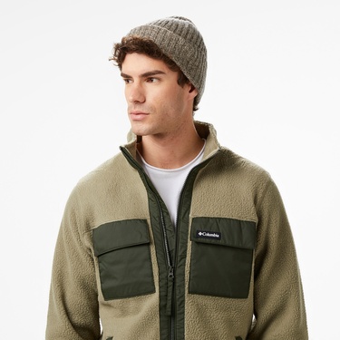  Columbia Juniper Peak Full Zip Fleece Erkek Yeşil Outdoor Polar