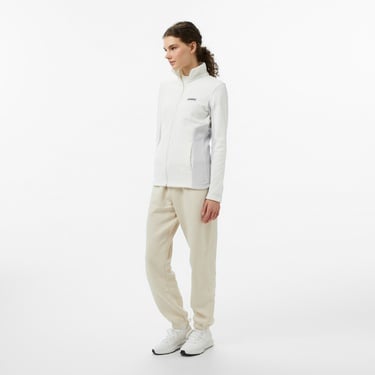  Columbia Basin Trail III Full Zip Kadın Bej Outdoor Polar