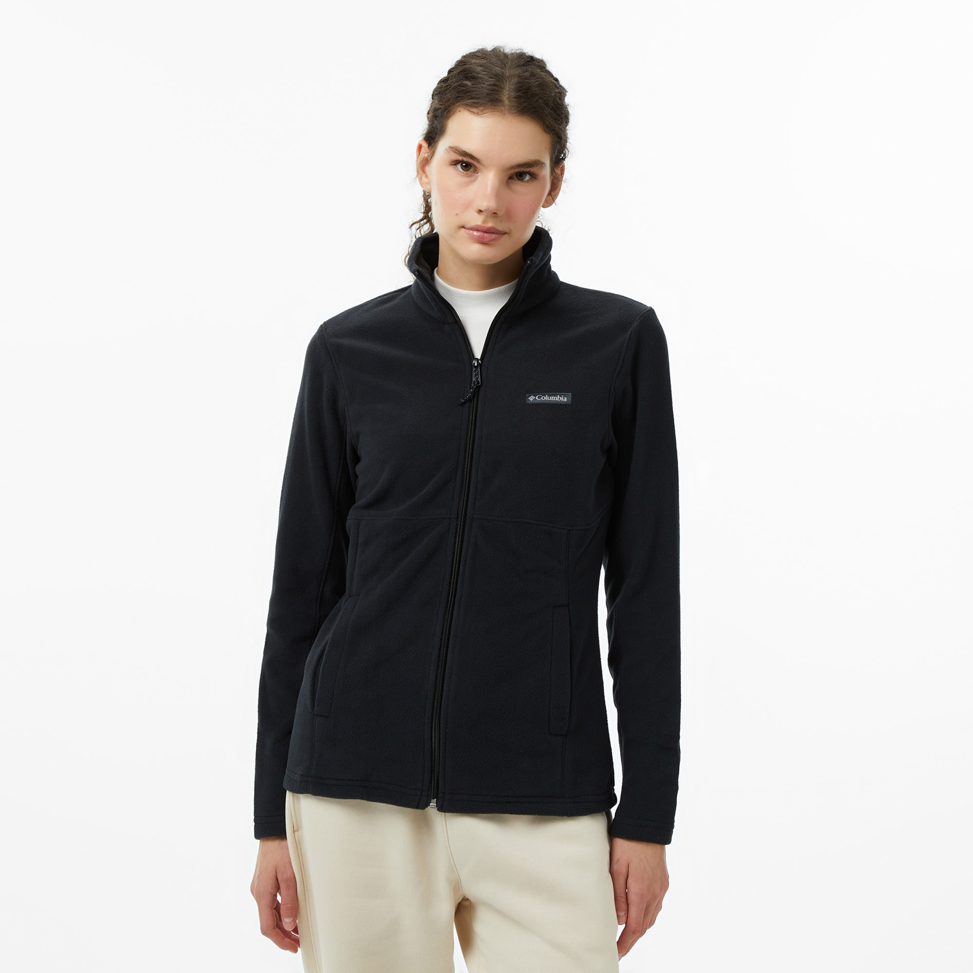 Columbia Basin Trail III Full Zip Kadın Siyah Outdoor Polar