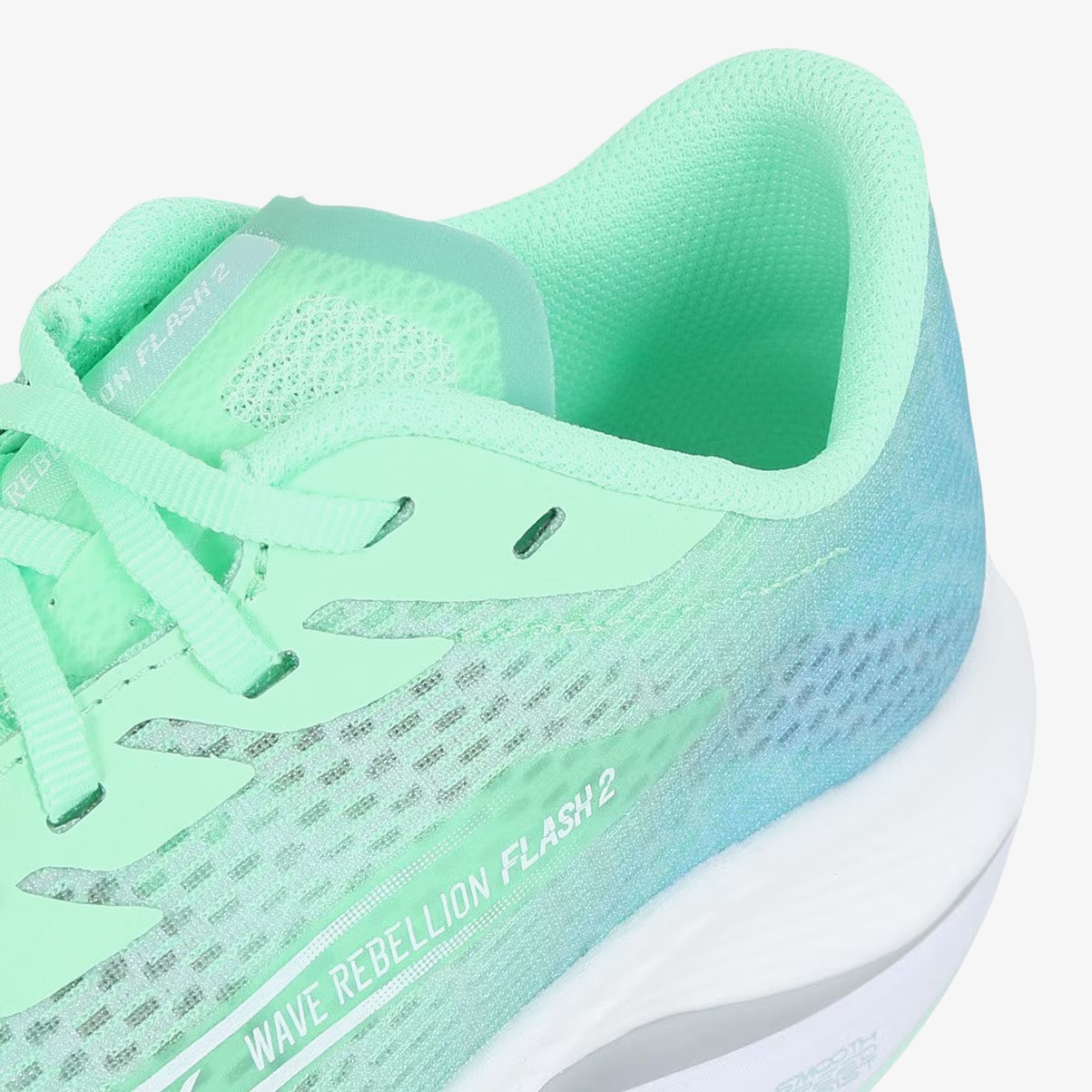 Mizuno Wave Rebellion Flash 2 Kadın Yeşil Koşu Ayakkabısı