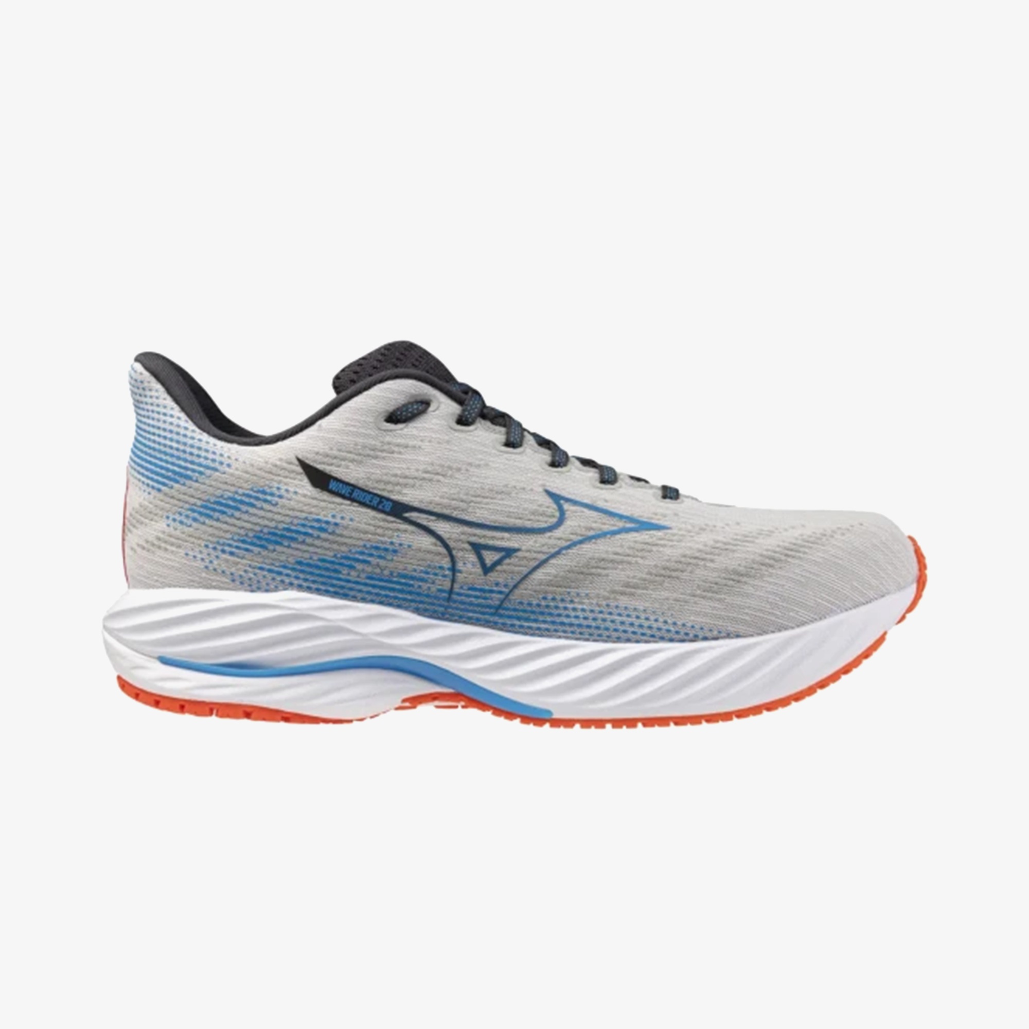 Mizuno Wave Rider 28 Erkek Gri Koşu Ayakkabısı