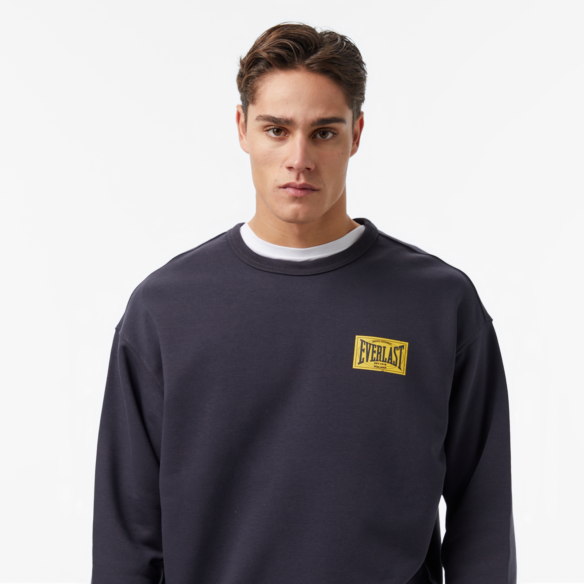 Everlast 1910 Classic Comfort Erkek Gri Sweatshirt