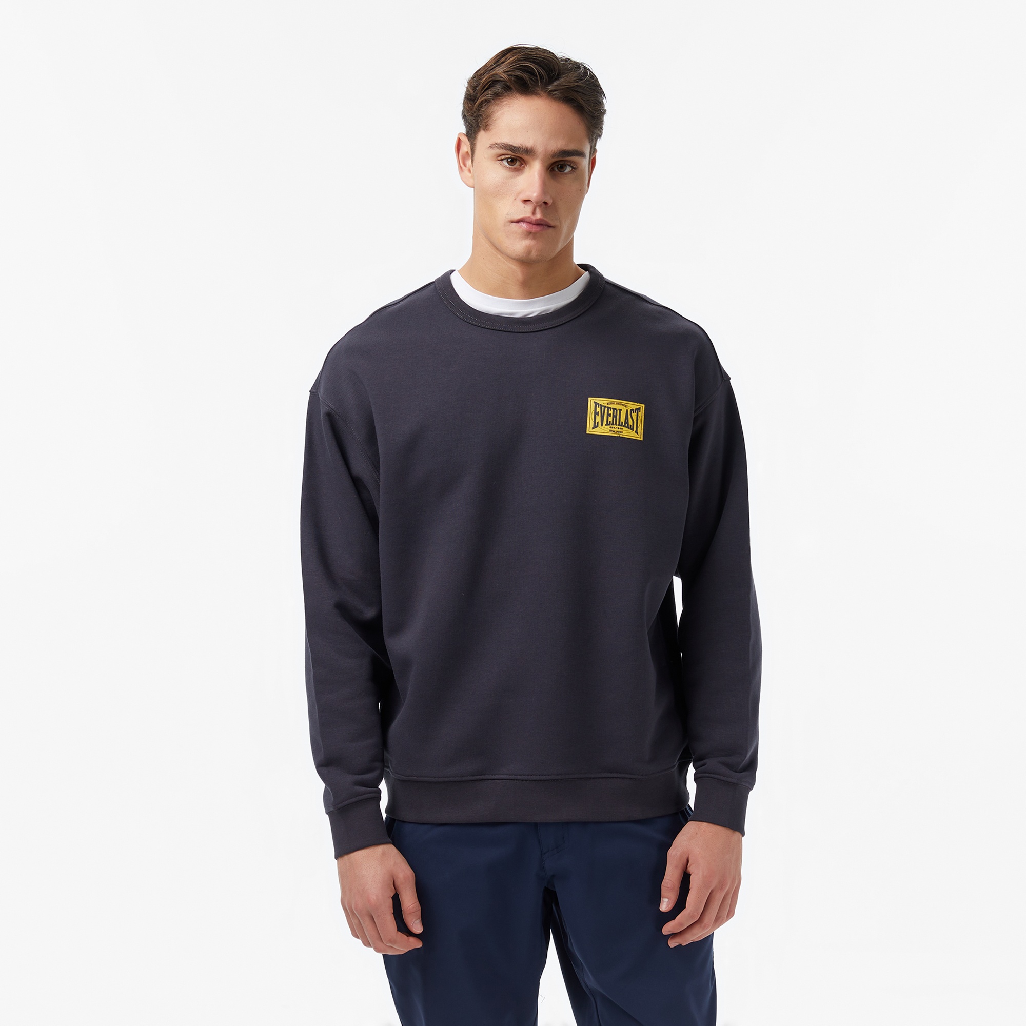 Everlast 1910 Classic Comfort Erkek Gri Sweatshirt