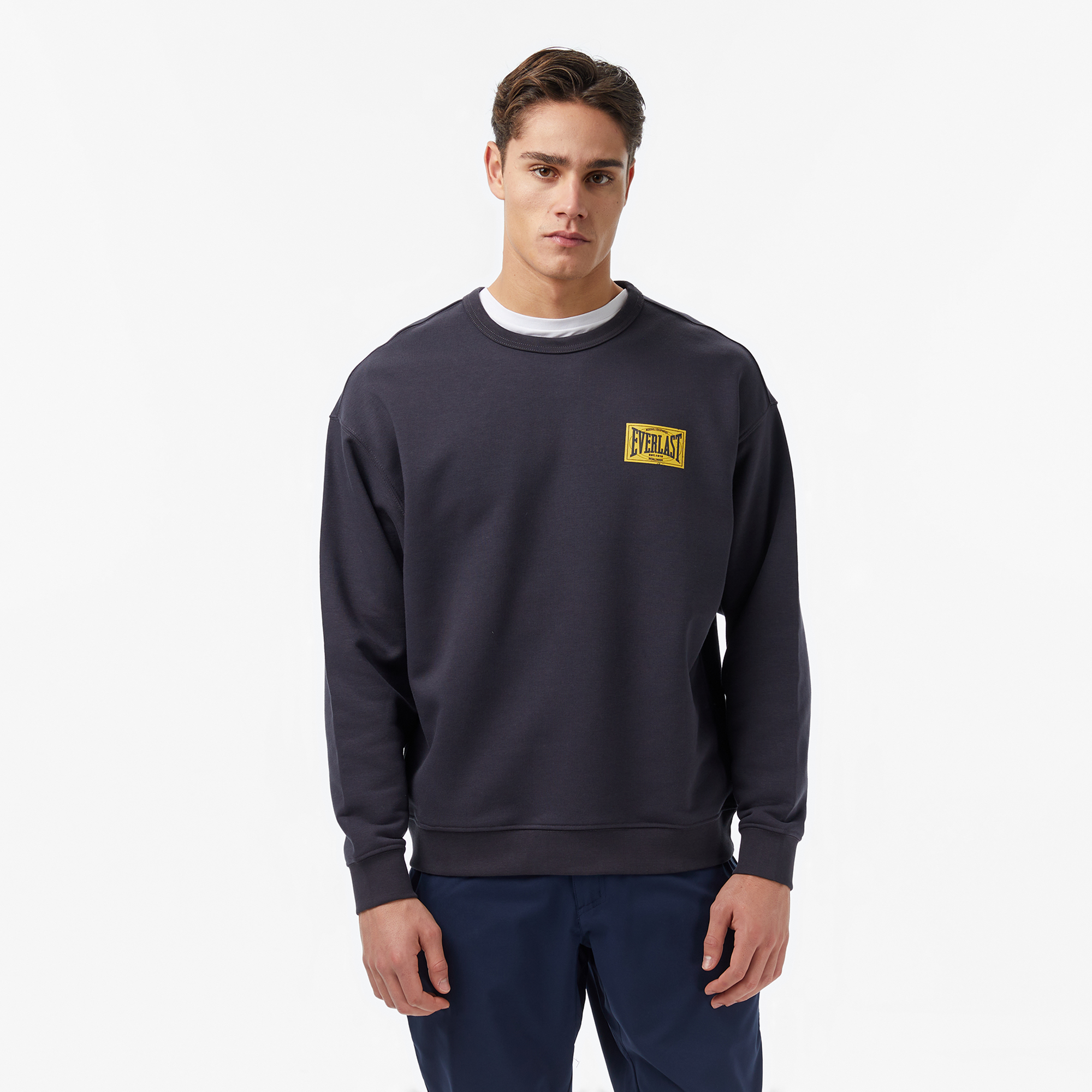  Everlast 1910 Classic Comfort Erkek Gri Sweatshirt