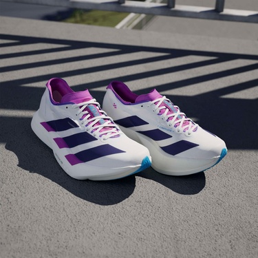  adidas Adizero Adios Pro 4 Kadın Beyaz Koşu Ayakkabısı