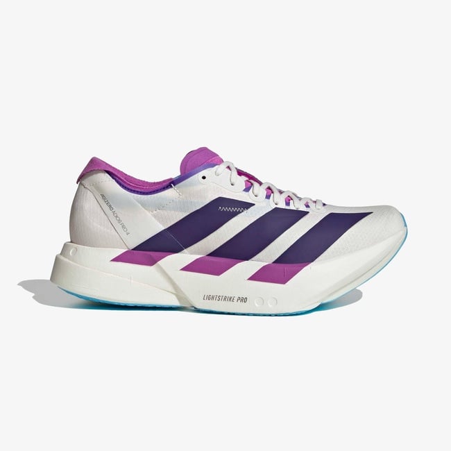  adidas Adizero Adios Pro 4 Kadın Beyaz Koşu Ayakkabısı