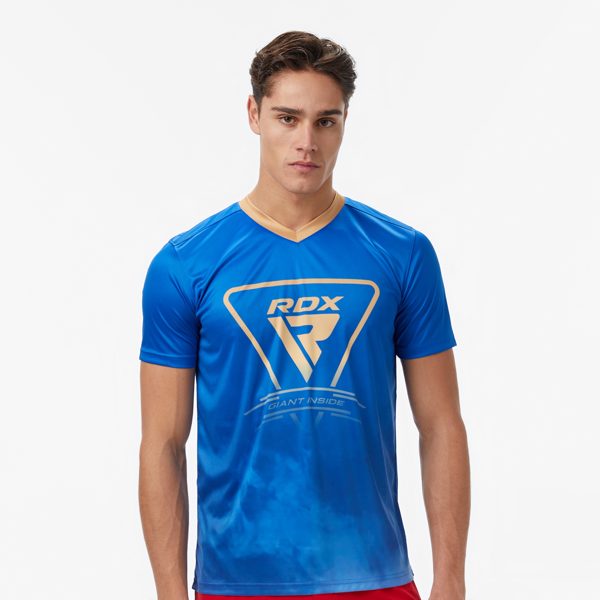 Rdx T1 Wako Erkek Mavi Boks T-Shirt