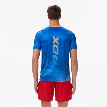 Rdx T1 Wako Erkek Mavi Boks T-Shirt