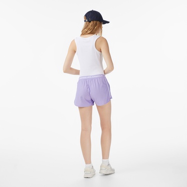  Under Armour Tech Play Up Kadın Mor Antrenman Şort