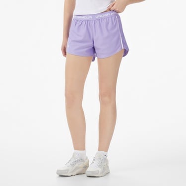  Under Armour Tech Play Up Kadın Mor Antrenman Şort