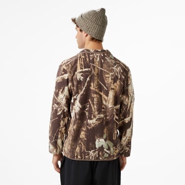  Columbia Sequoia Grove Printed Full Zip Erkek Kahverengi Outdoor Sweatshirt