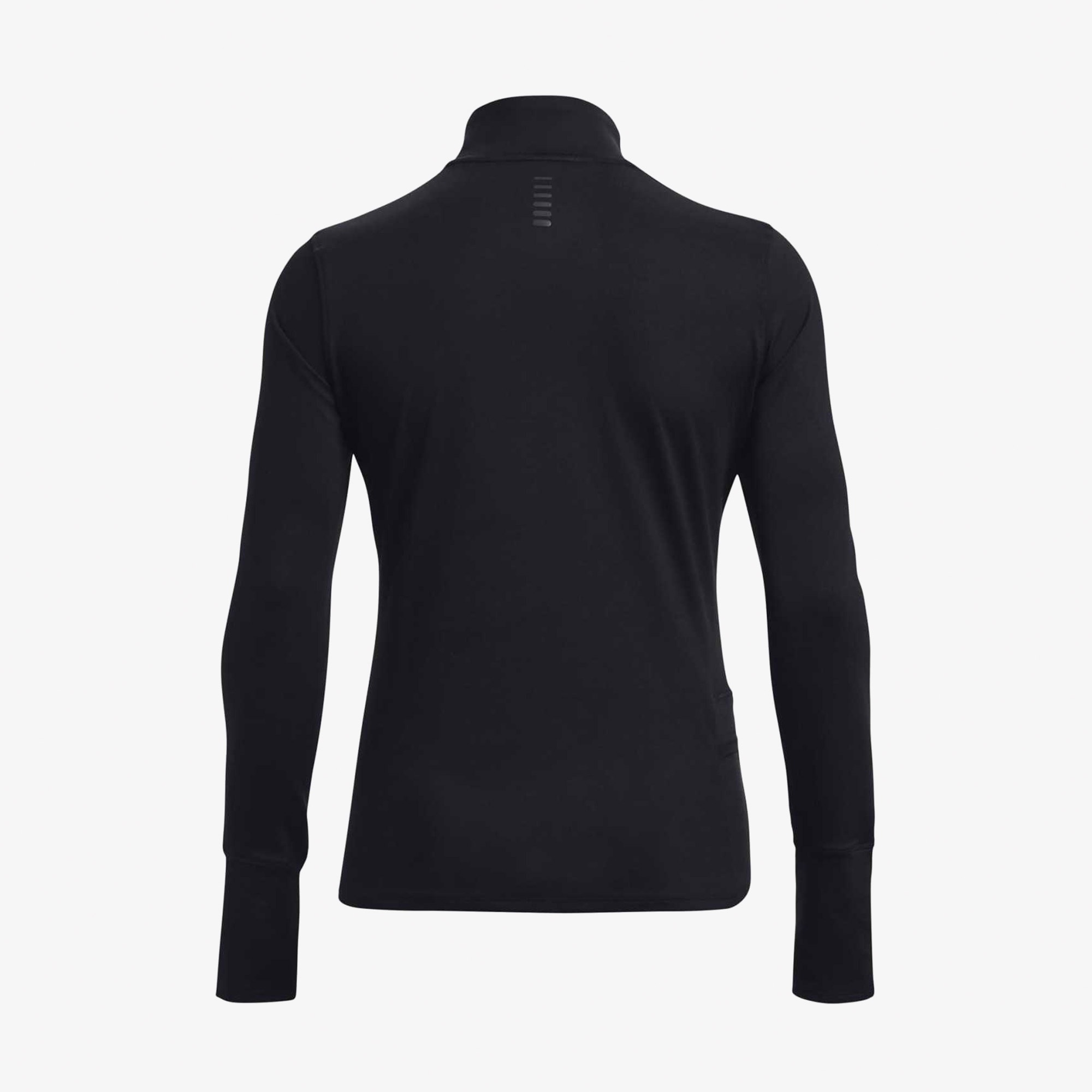 Under Armour Launch Pro Half Zip Kadın Siyah Koşu Sweatshirt