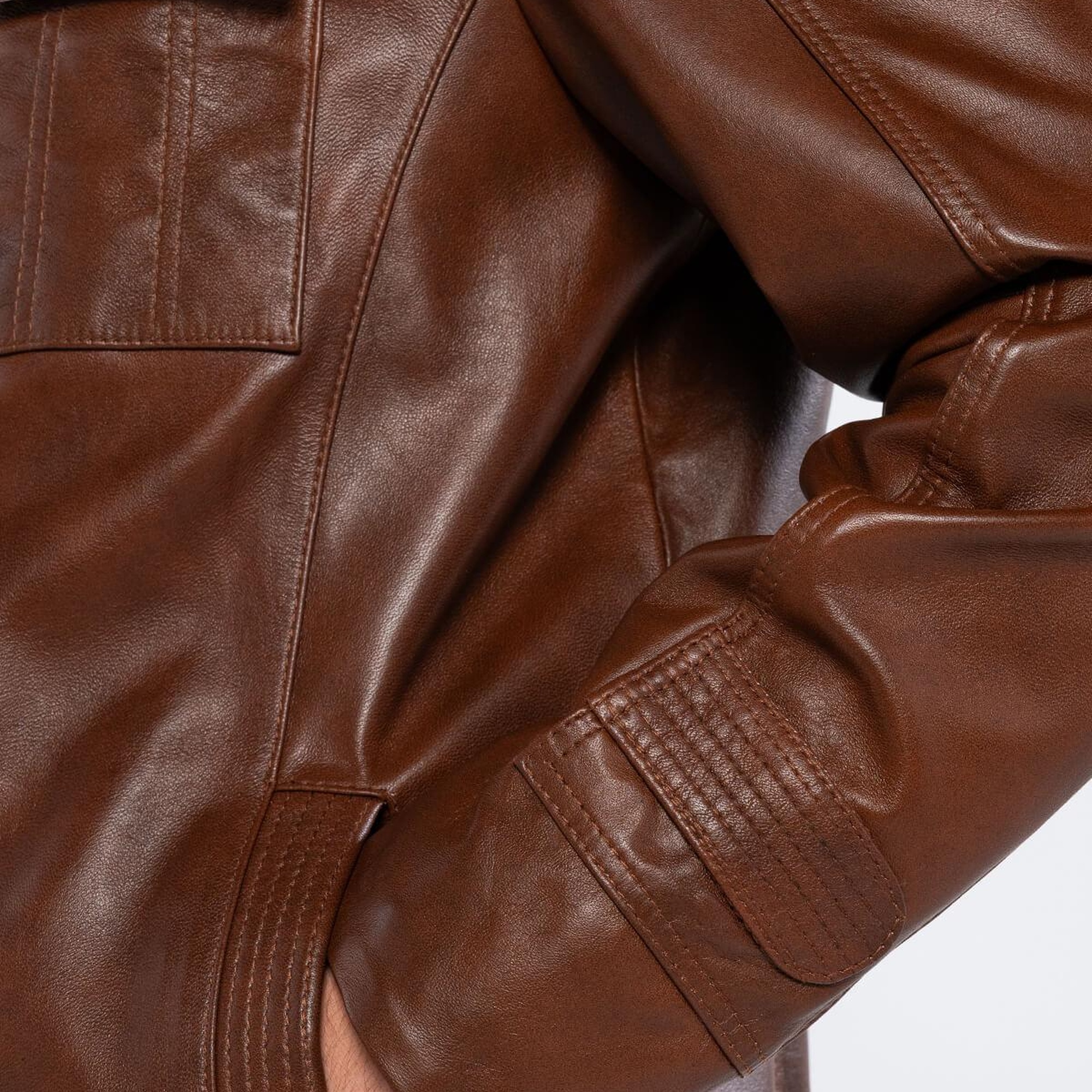 Tamer Tanca Erkek Hakiki Deri Fındık Deri Mont