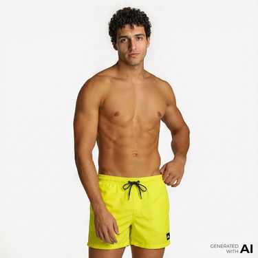  Quiksilver Everyday 15 Erkek Sarı Mayo Şort