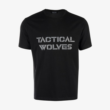  Tactical Wolves Classic Erkek Siyah T-Shirt