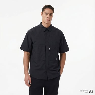  Converse Utility Erkek Siyah Gömlek