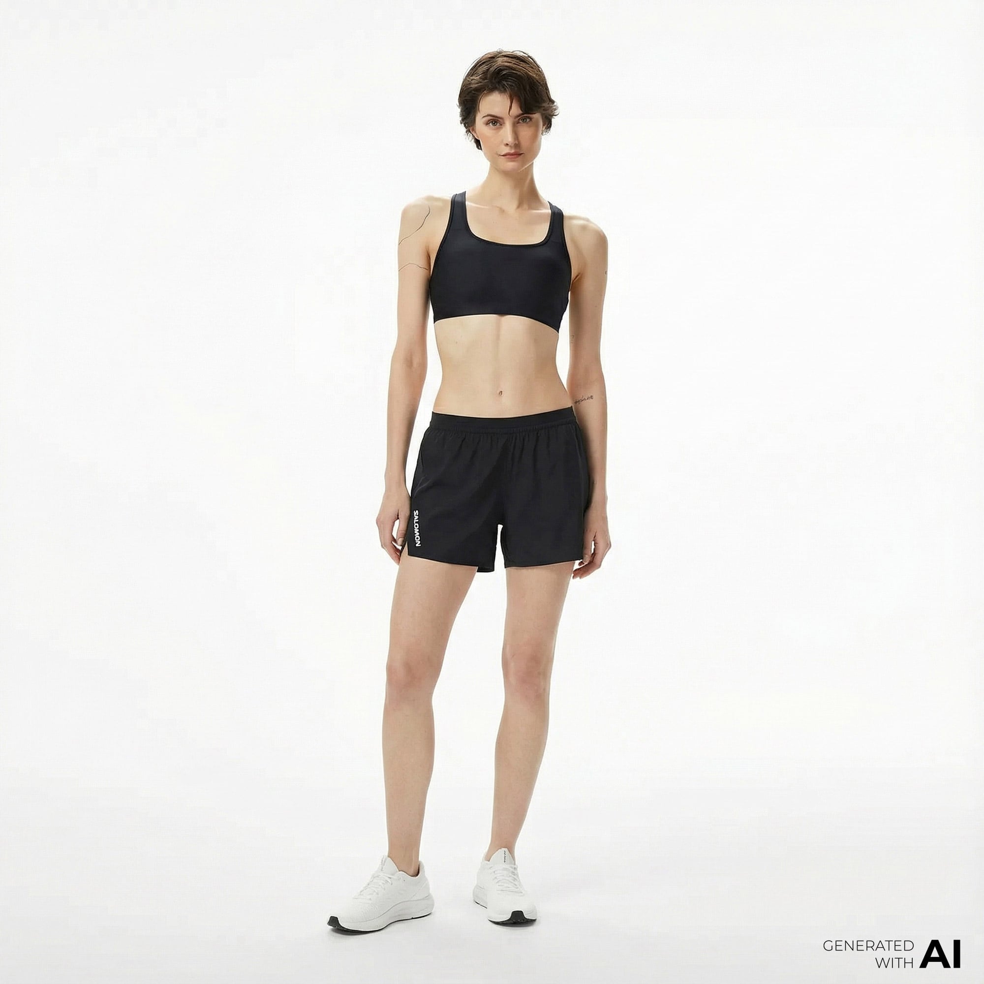  Salomon Cross 5 Kadın Siyah Günlük Şort