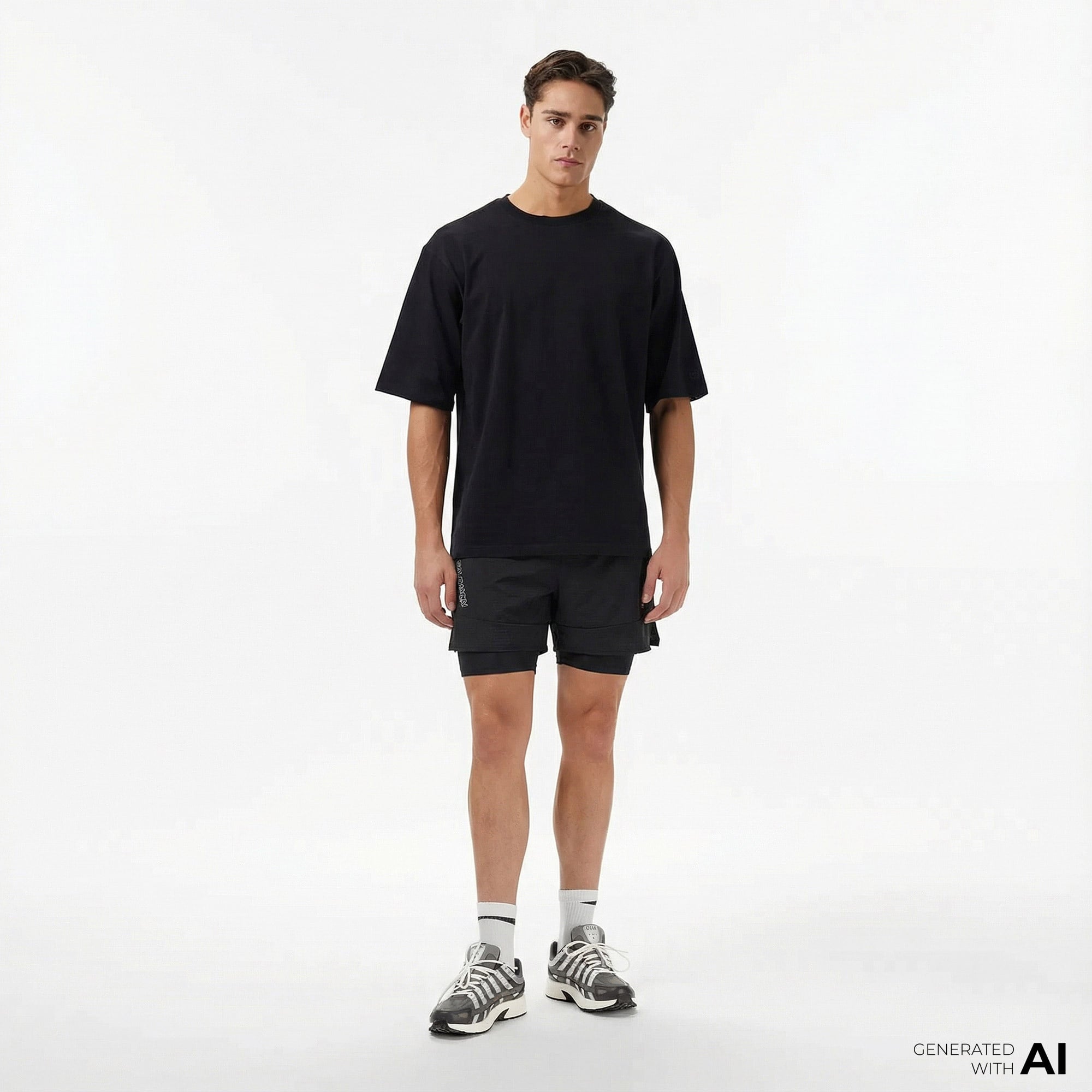 Salomon Aura 2in1 Erkek Siyah  Günlük Şort