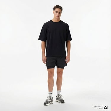  Salomon Aura 2in1 Erkek Siyah  Günlük Şort