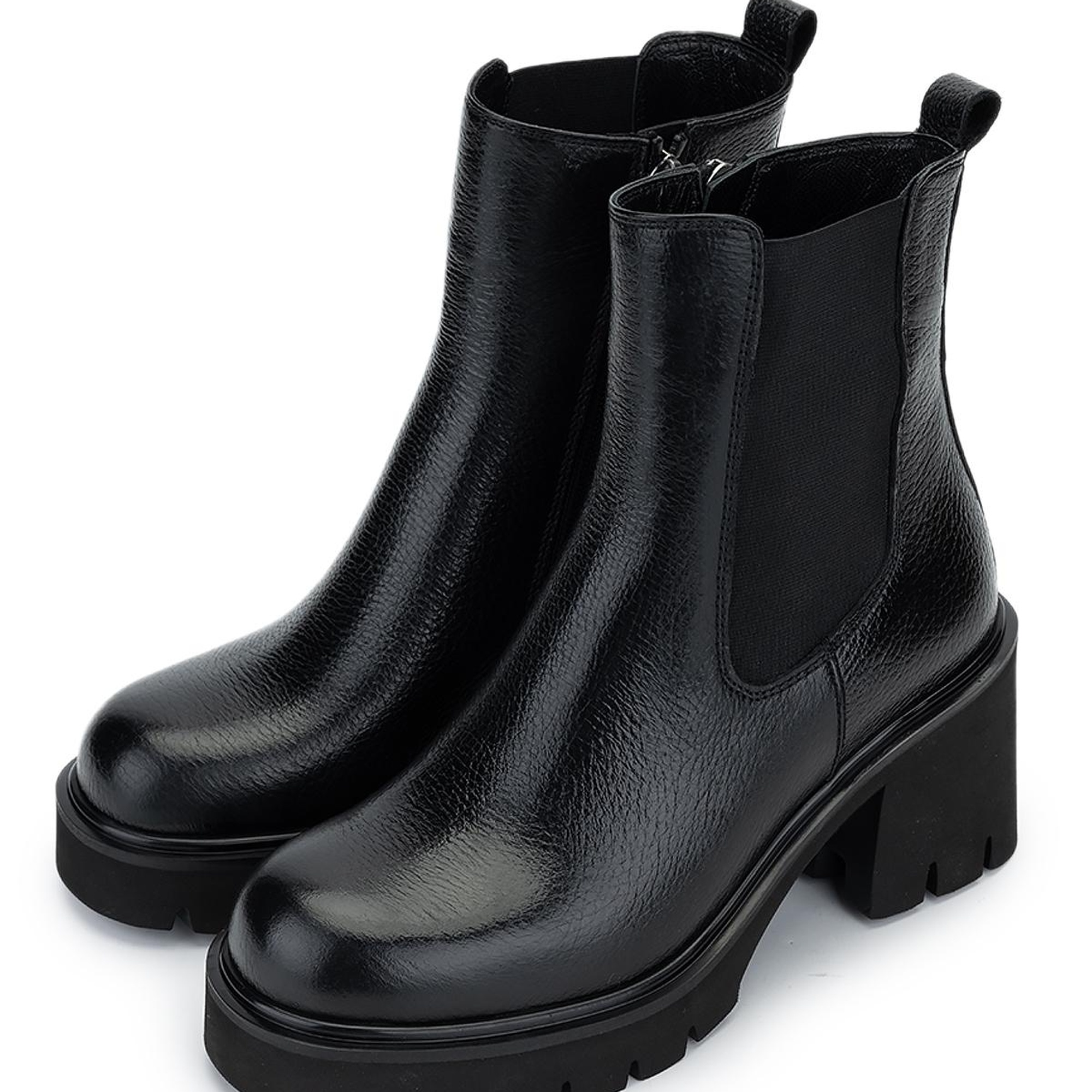 Valmenti Kadın Hakiki Deri Siyah Floter Casual Bot