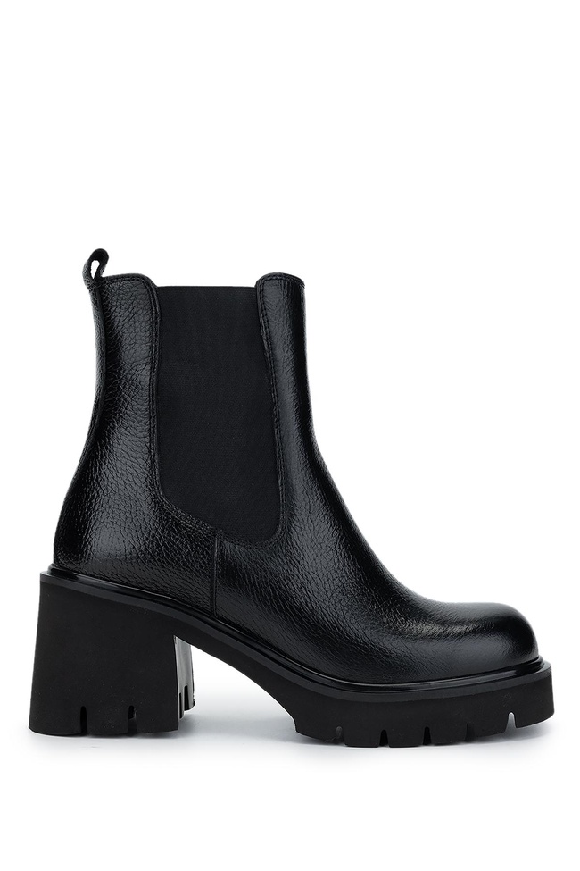  Valmenti Kadın Hakiki Deri Siyah Floter Casual Bot