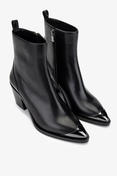  Valmenti Kadın Hakiki Deri Siyah Deri Casual Bot