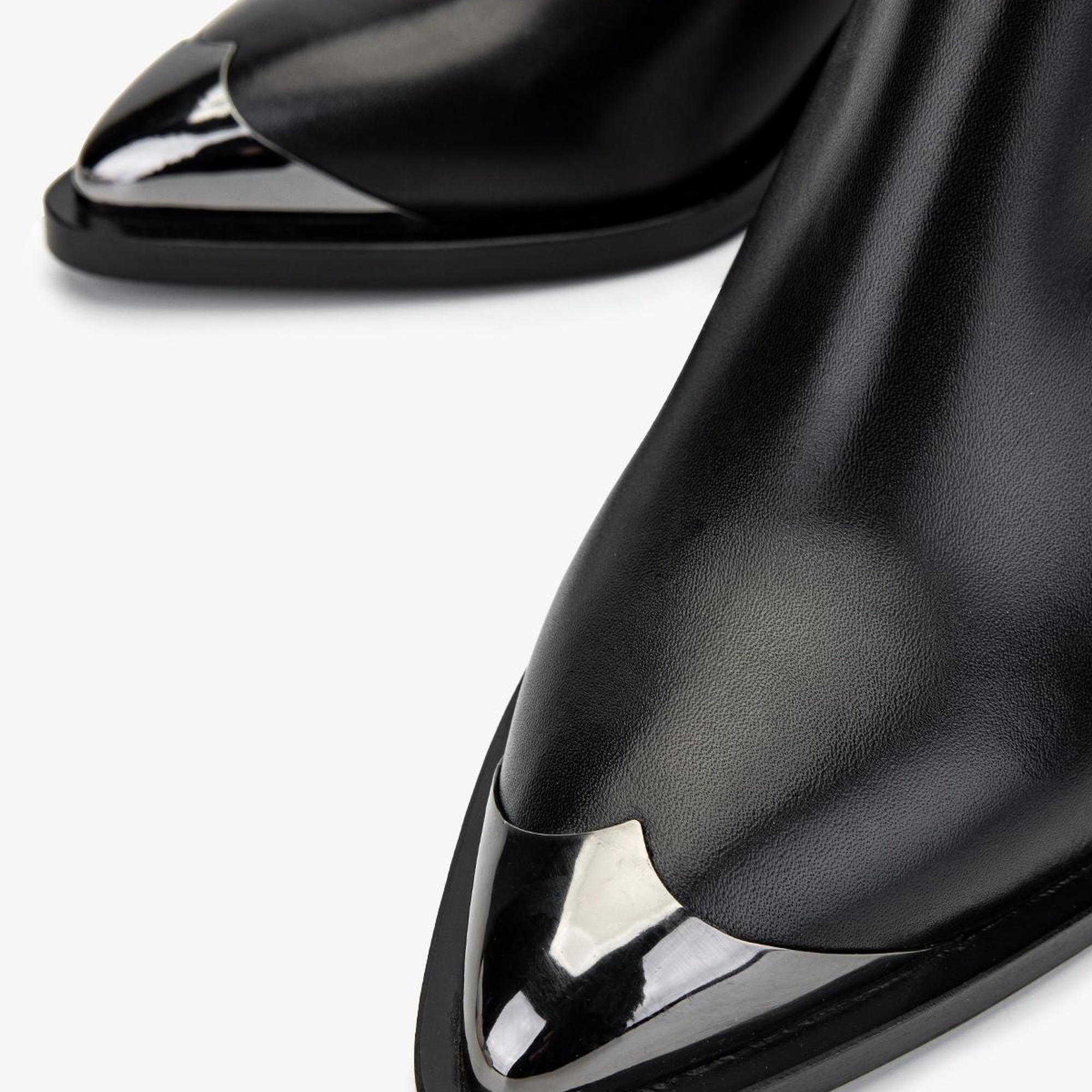 Valmenti Kadın Hakiki Deri Siyah Deri Casual Bot