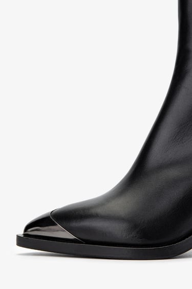  Valmenti Kadın Hakiki Deri Siyah Deri Casual Bot