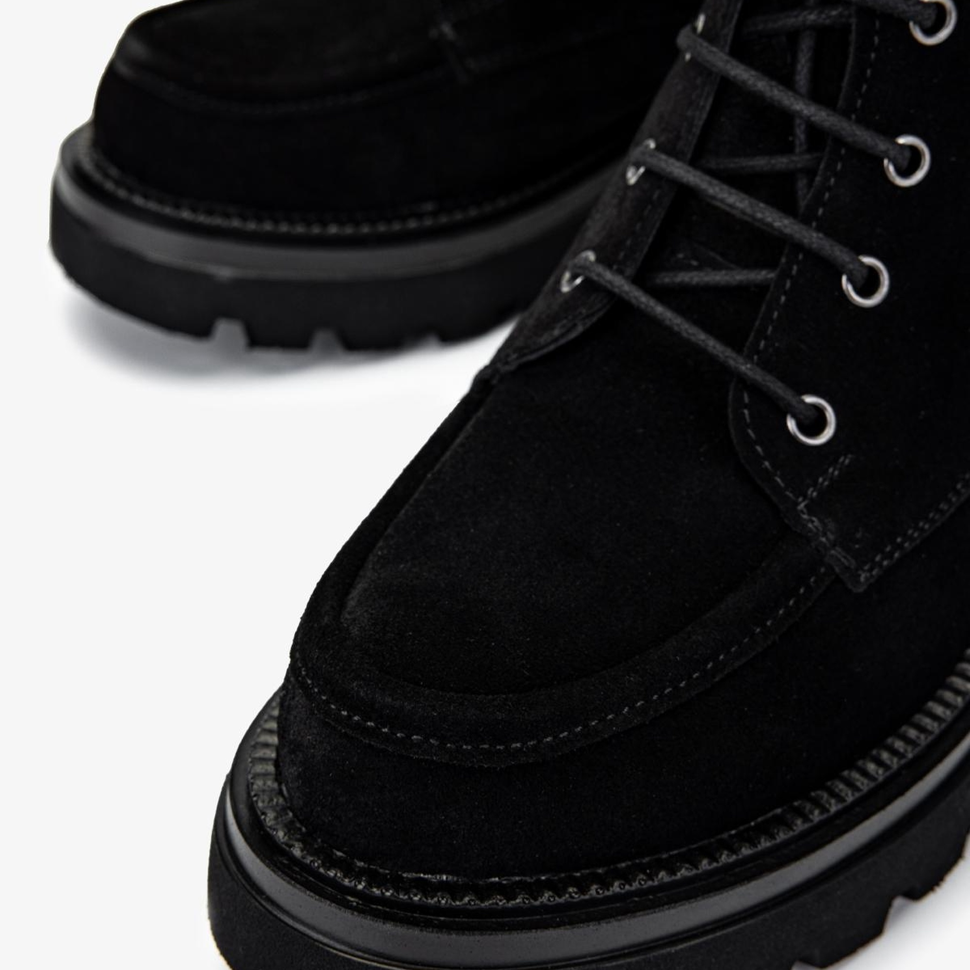 Valmenti Kadın Siyah Süet Casual Bot