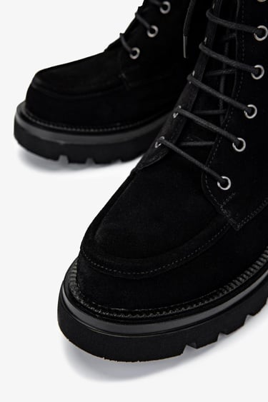  Valmenti Kadın Siyah Süet Casual Bot