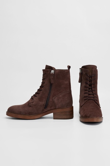  Valmenti Regulus Kadın Kahverengi Süet Hakiki Deri Casual Bot