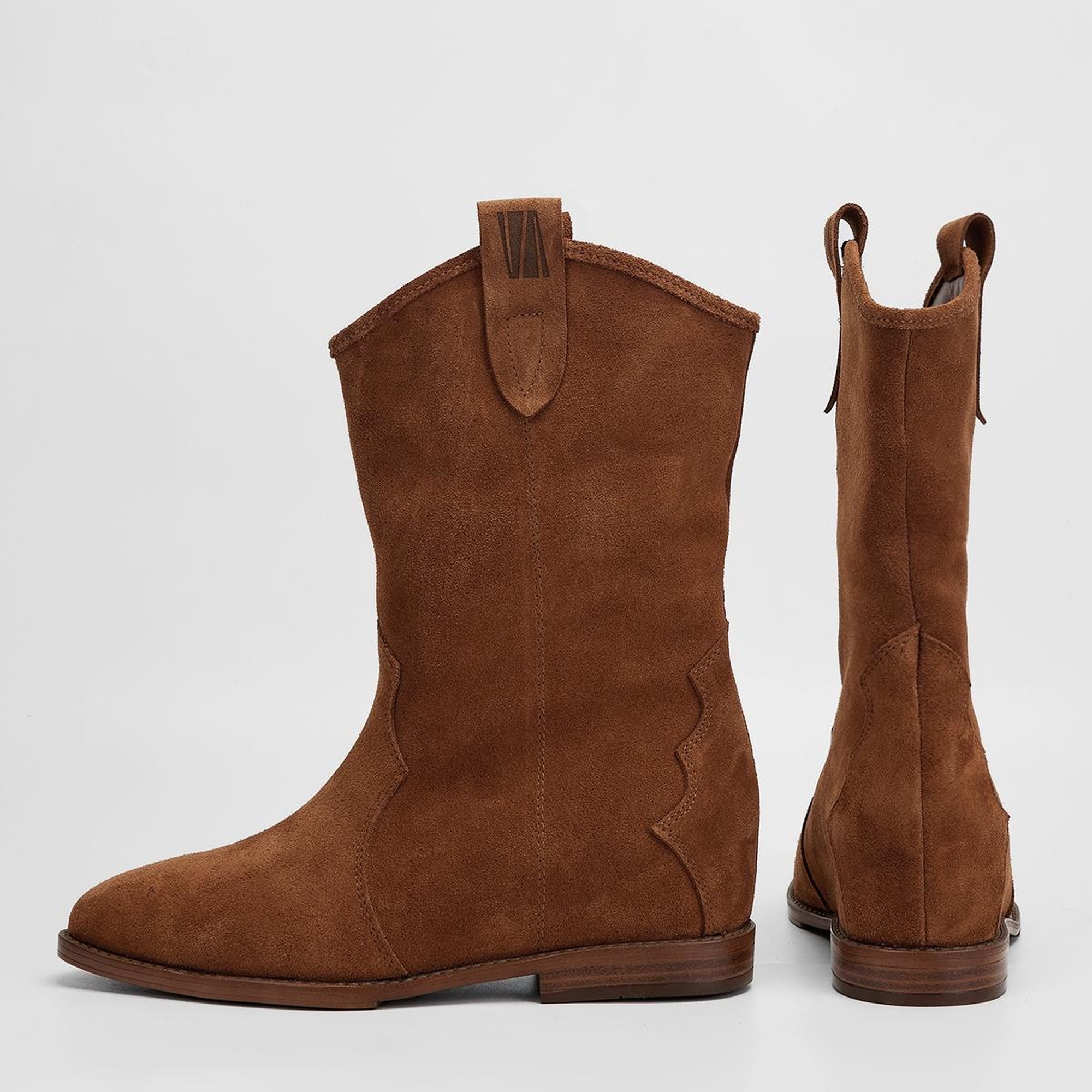 Valmenti Draco Kadın Taba Süet Hakiki Deri Casual Bot