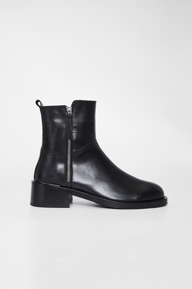  Valmenti Lyrion Kadın Siyah Hakiki Deri Casual Bot