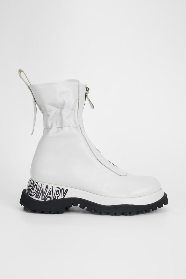  Valmenti Orıonex Kadın Beyaz Hakiki Deri Casual Bot