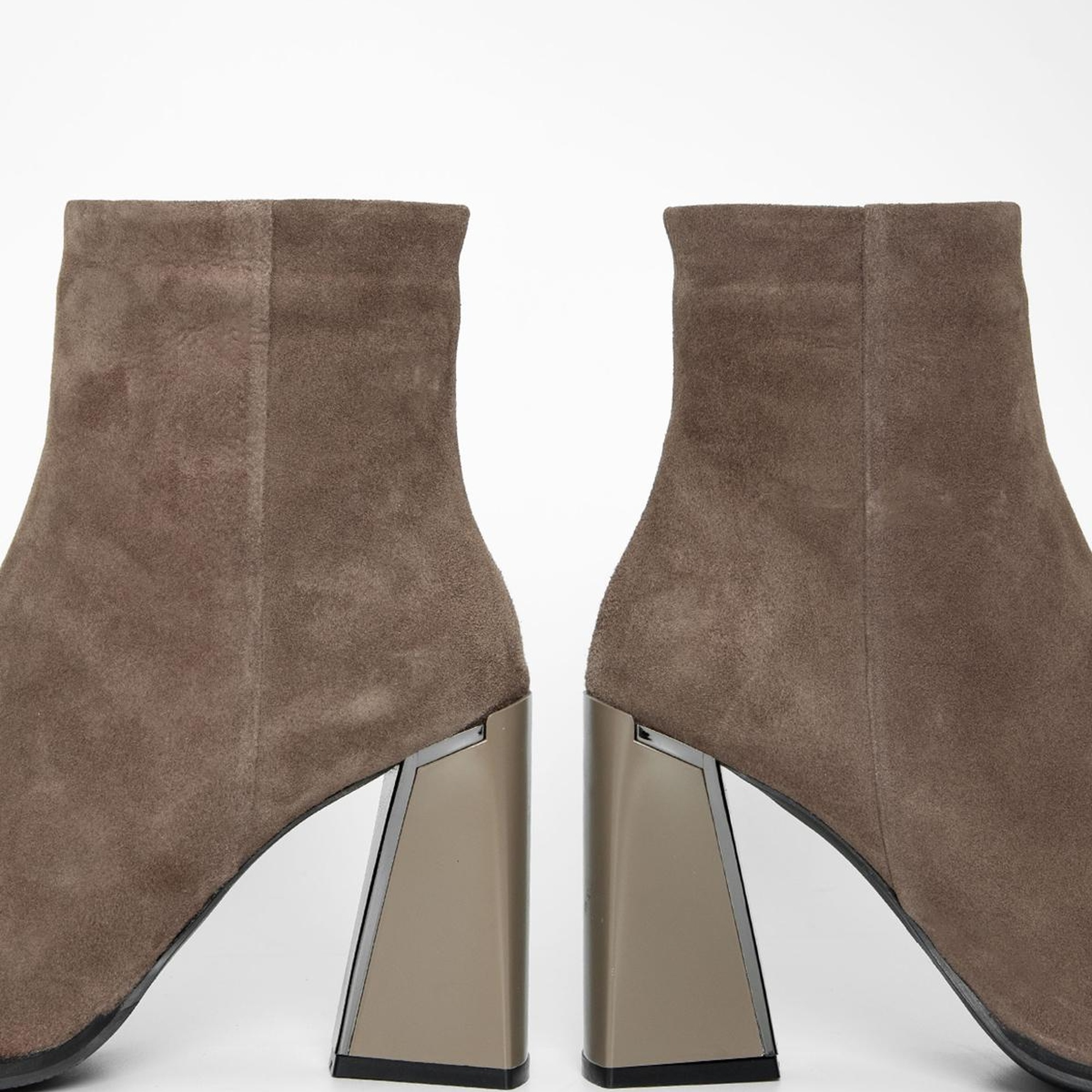 Valmenti Kadın Vizon Süet Hakiki Deri Casual Bot