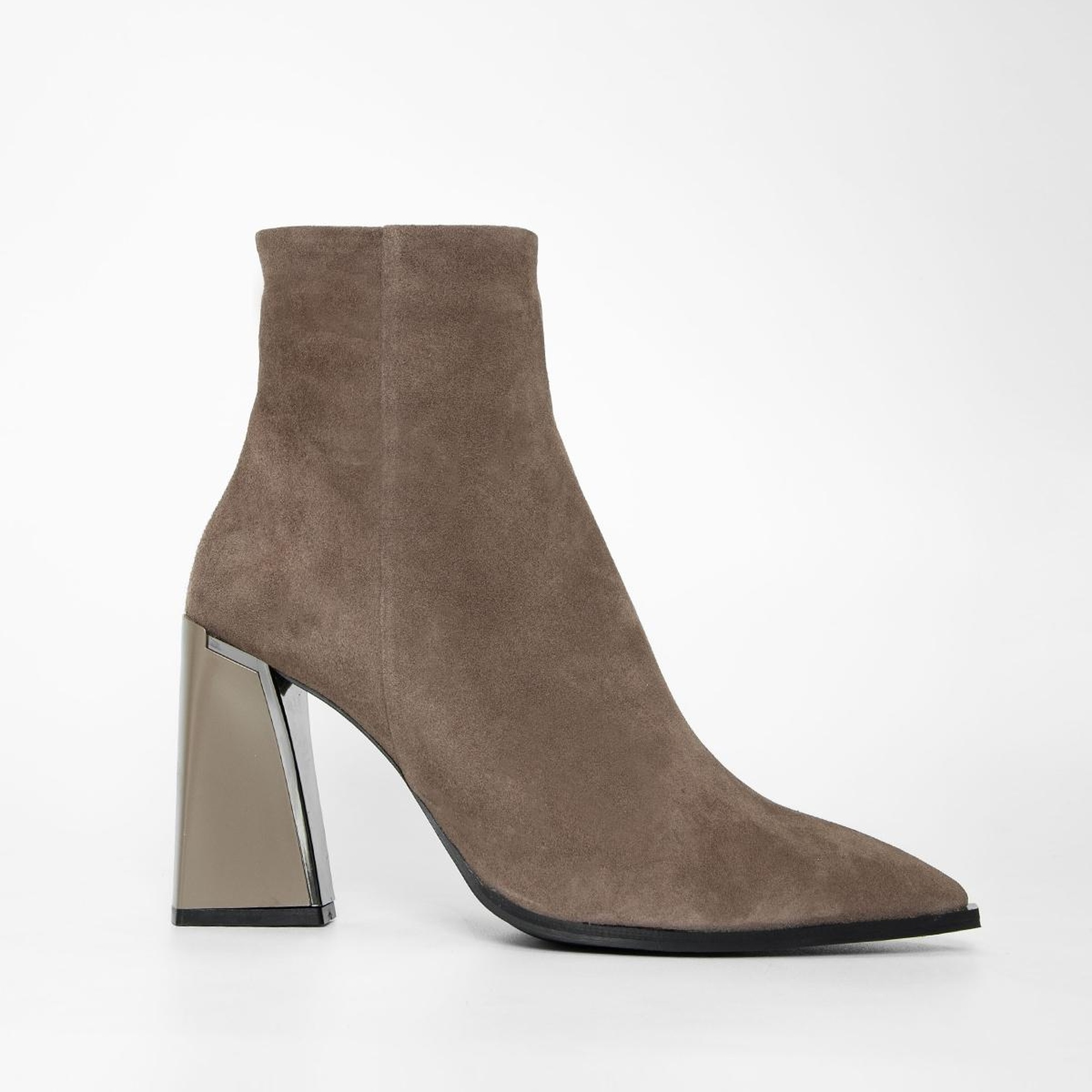 Valmenti Kadın Vizon Süet Hakiki Deri Casual Bot