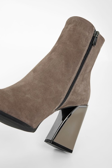  Valmenti Kadın Vizon Süet Hakiki Deri Casual Bot