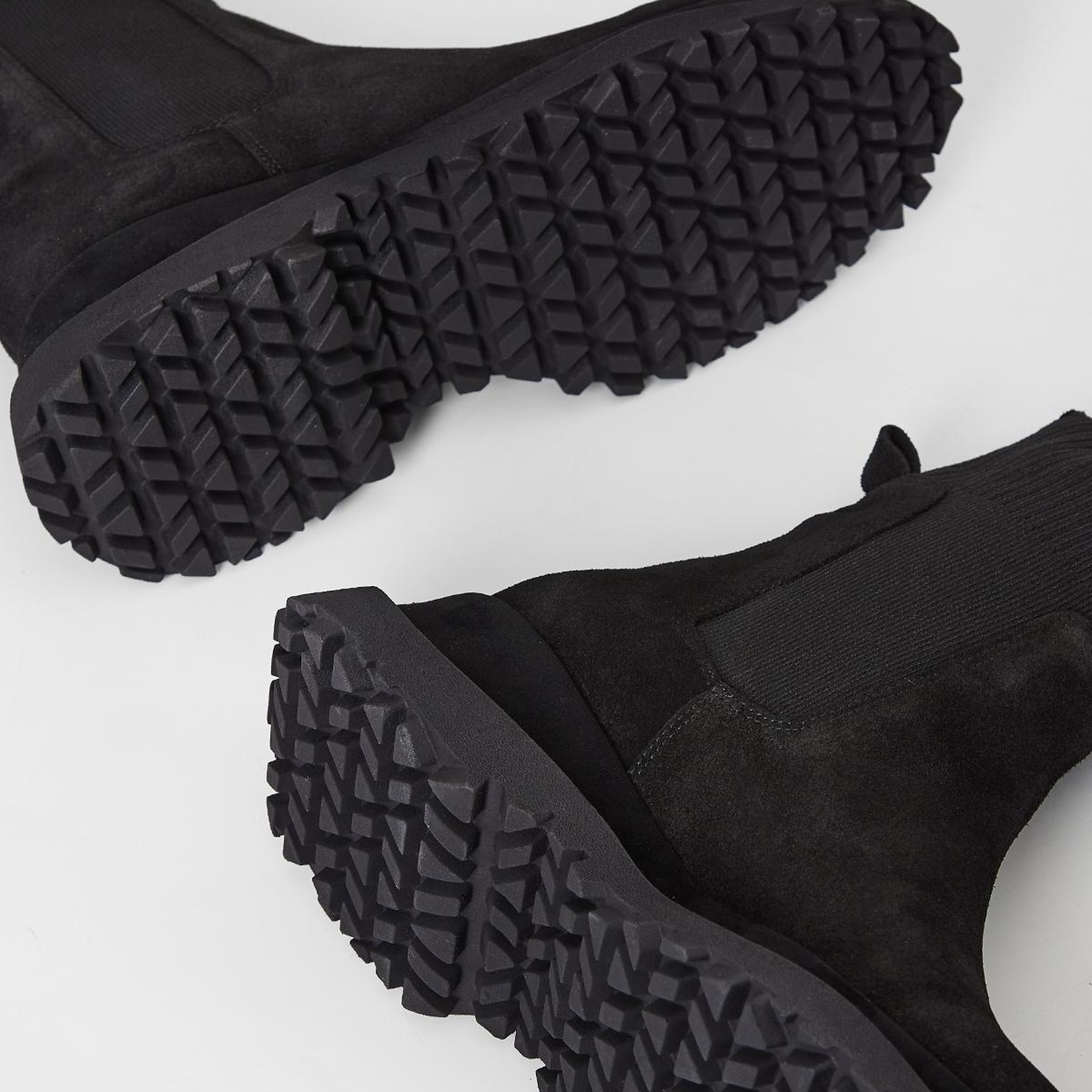 Valmenti Kadın Siyah Süet Hakiki Deri Casual Bot