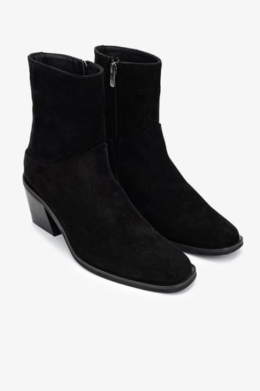  Valmenti Kadın Hakiki Deri Siyah Süet Casual Bot