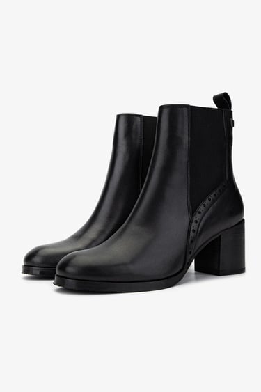  Valmenti Kadın Hakiki Deri Siyah Deri Casual Bot