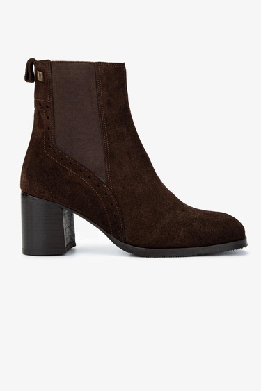  Valmenti Kadın Hakiki Deri Kahverengi Süet Casual Bot