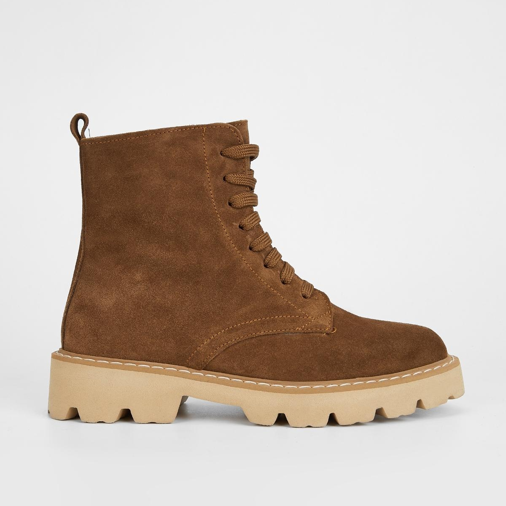 Valmenti Kadın Taba Süet Hakiki Deri Casual Bot