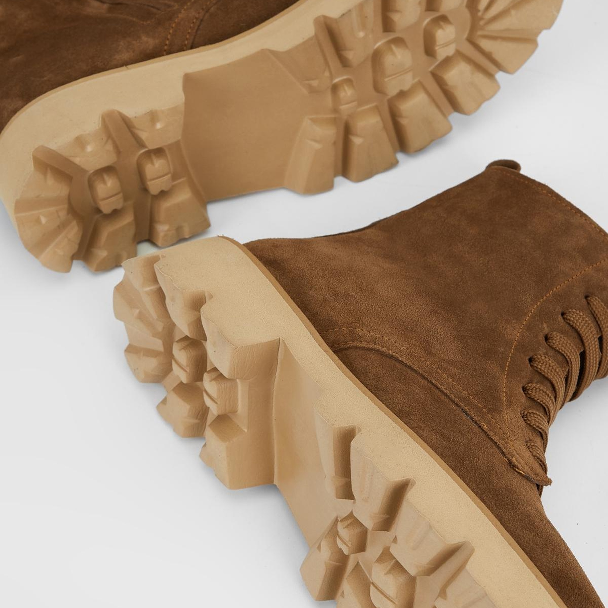 Valmenti Kadın Taba Süet Hakiki Deri Casual Bot