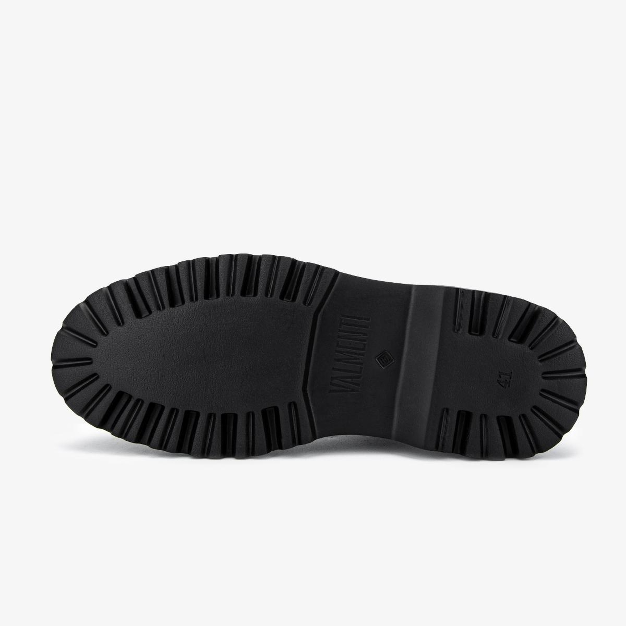 Valmenti Erkek Hakiki Deri Siyah Antik Casual Bot