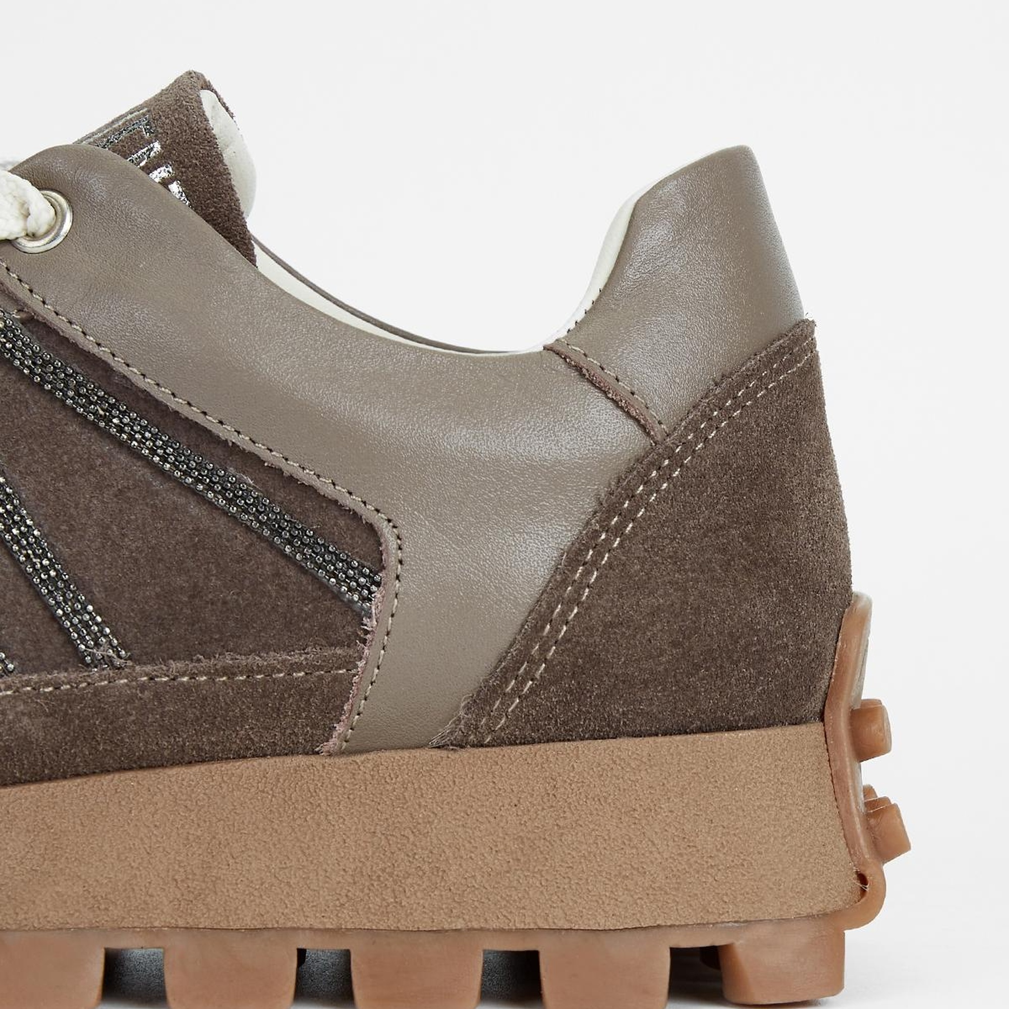 Valmenti Kadın Vizon Süet Hakiki Deri Sneakers & Spor Ayakkabı