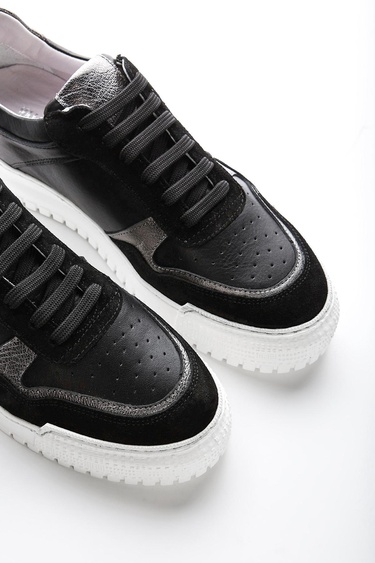  Valmenti Celeste Kadın Siyah Multi Hakiki Deri Sneakers & Spor Ayakkabı