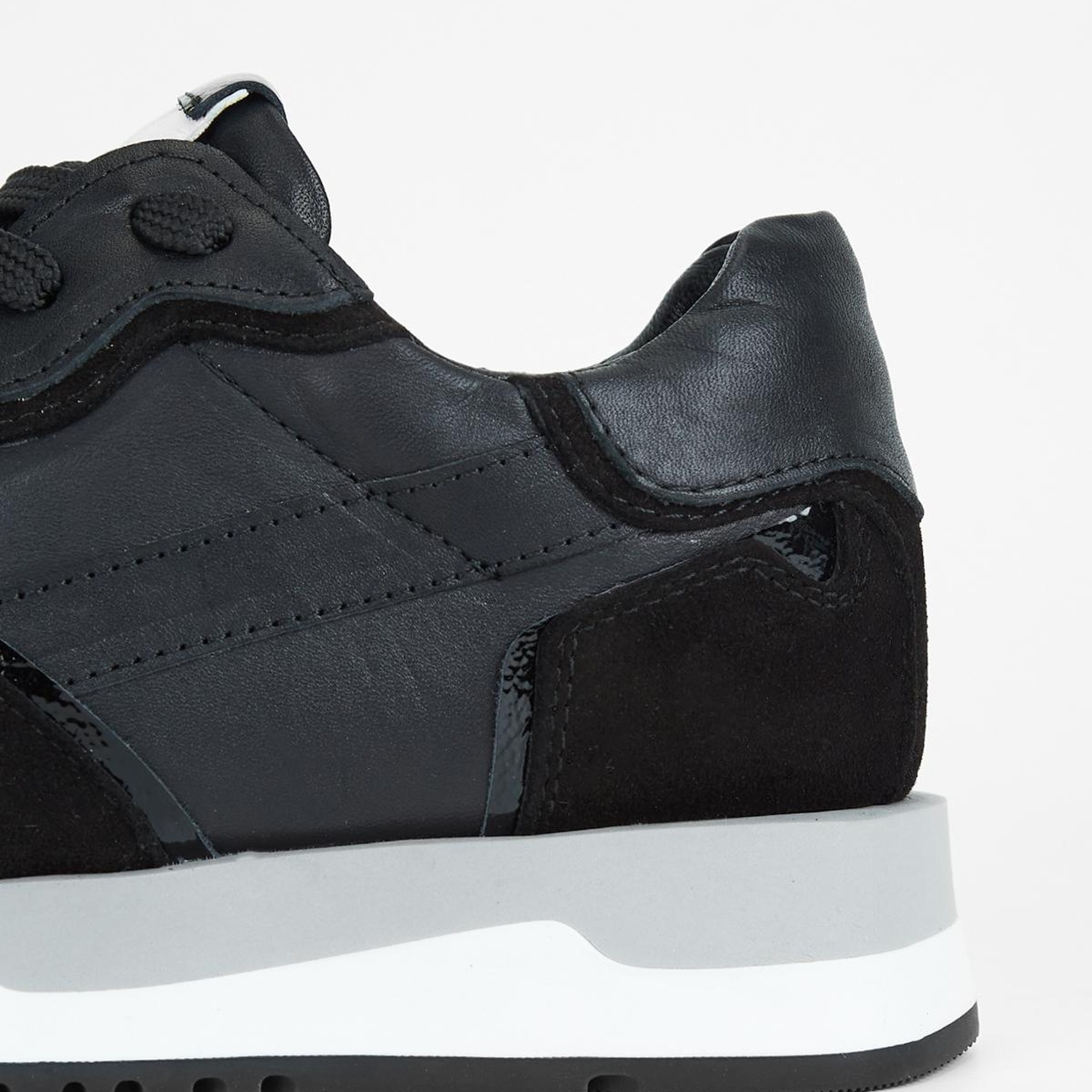 Valmenti Venus Kadın Siyah Hakiki Deri Sneakers & Spor Ayakkabı