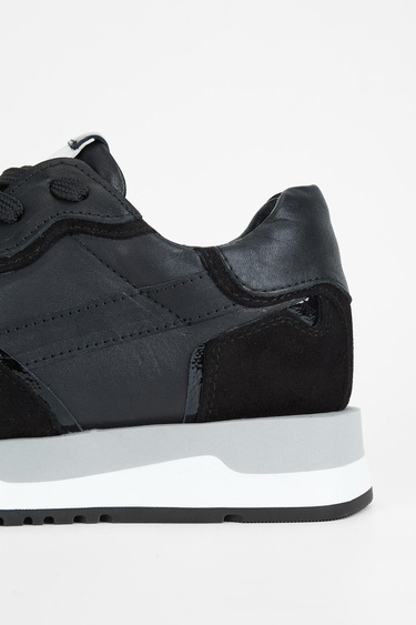  Valmenti Venus Kadın Siyah Hakiki Deri Sneakers & Spor Ayakkabı